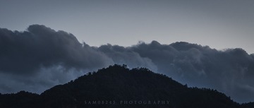 天、云、山