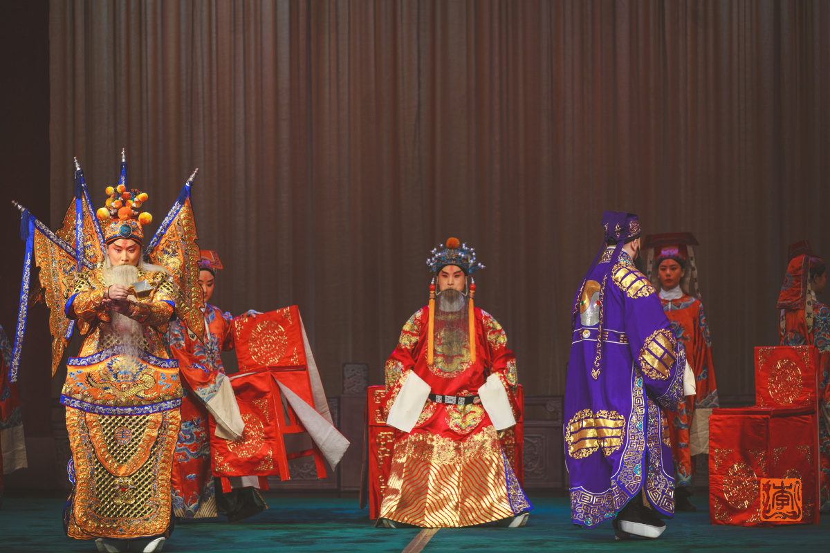 传统京剧定军山青岛京剧院演出