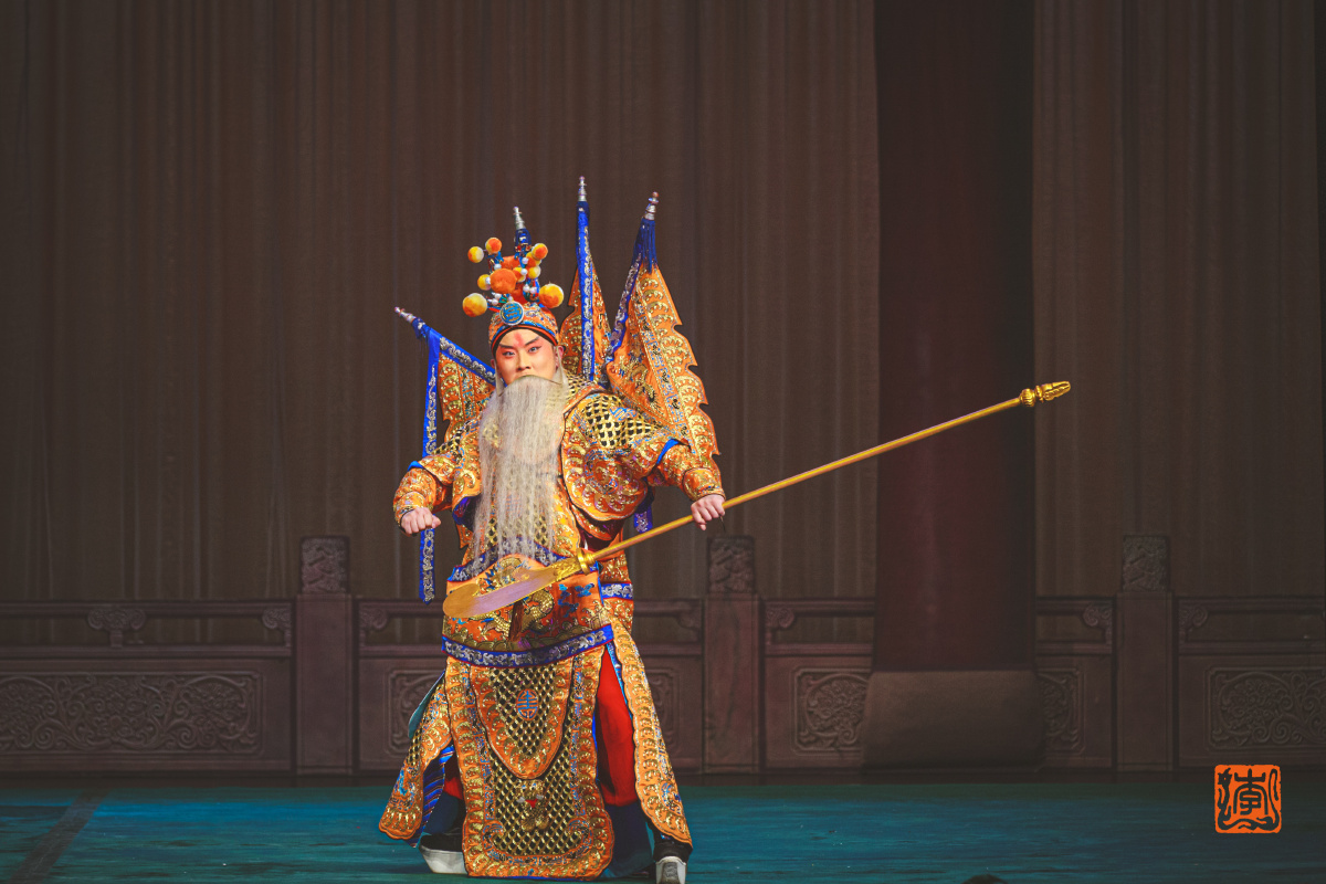 传统京剧定军山青岛京剧院演出