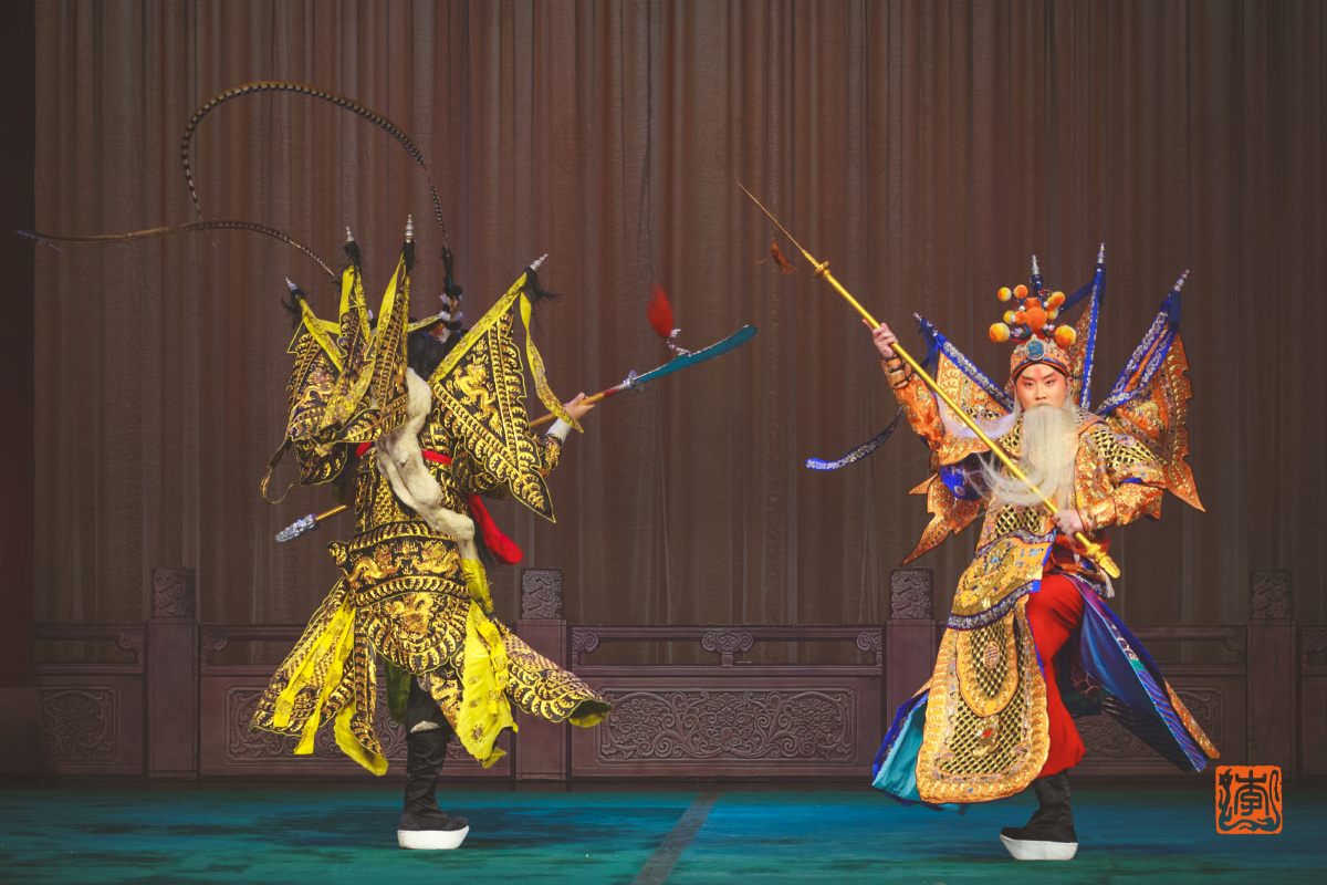 传统京剧定军山青岛京剧院演出