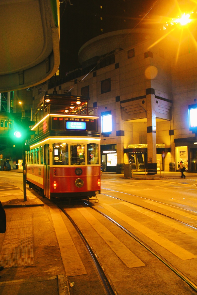 香港中环街头有轨电车07