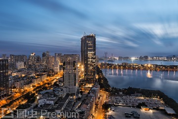 湖滨南夜色