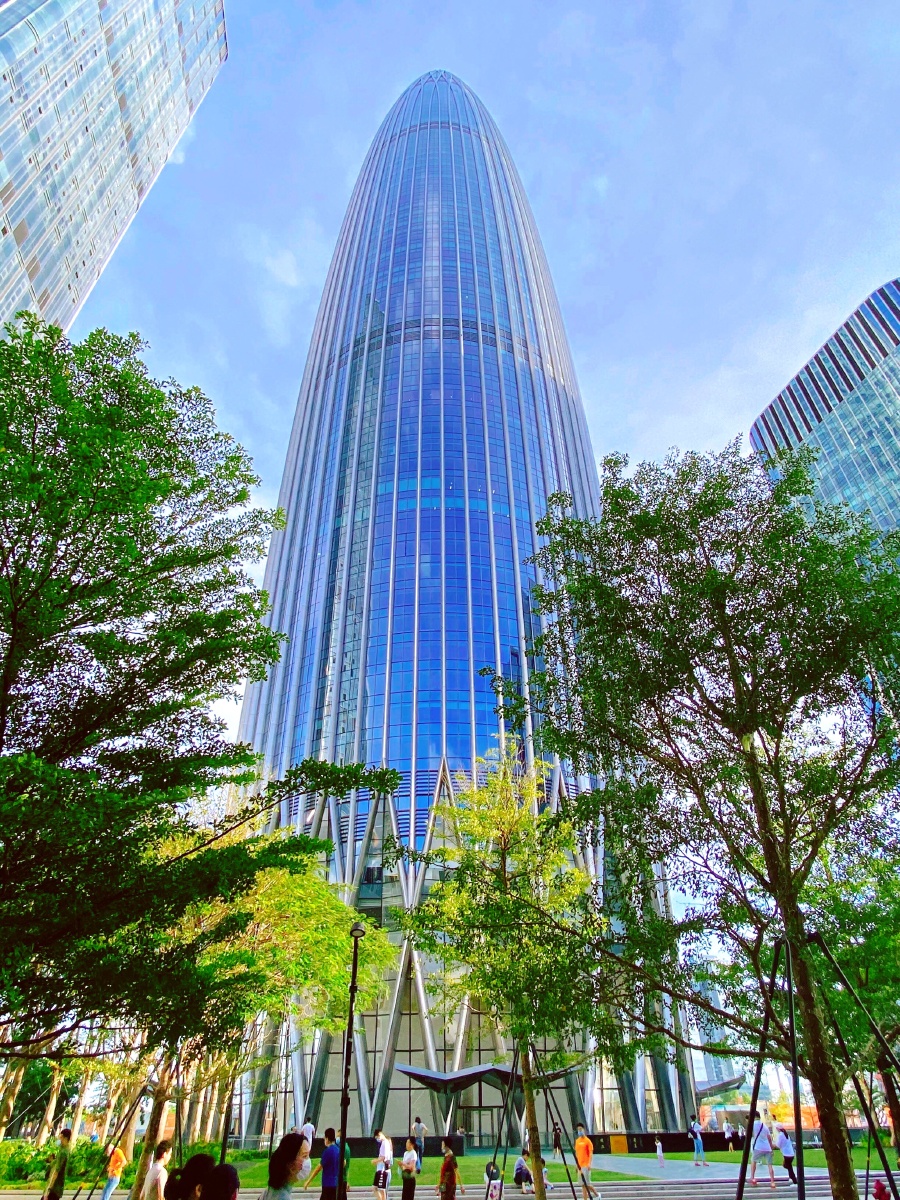 深圳春笋最有特色的建筑物深圳湾风景