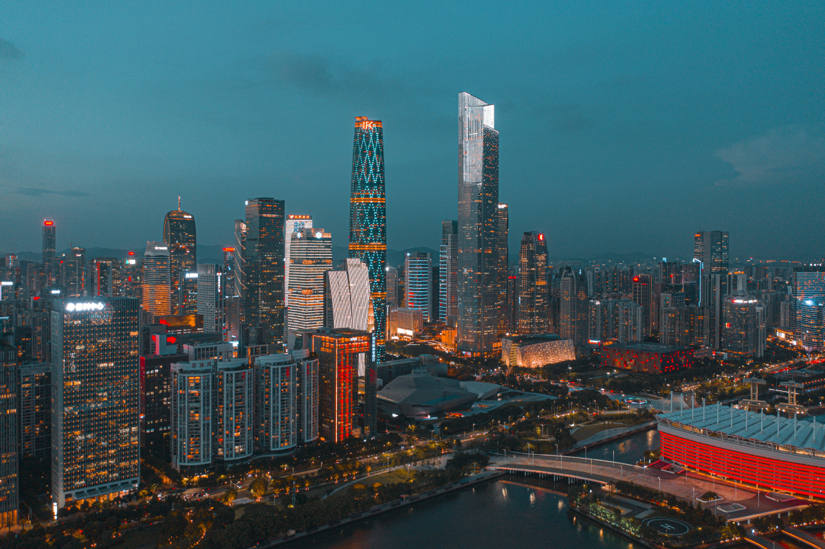 广州珠江新城夜景