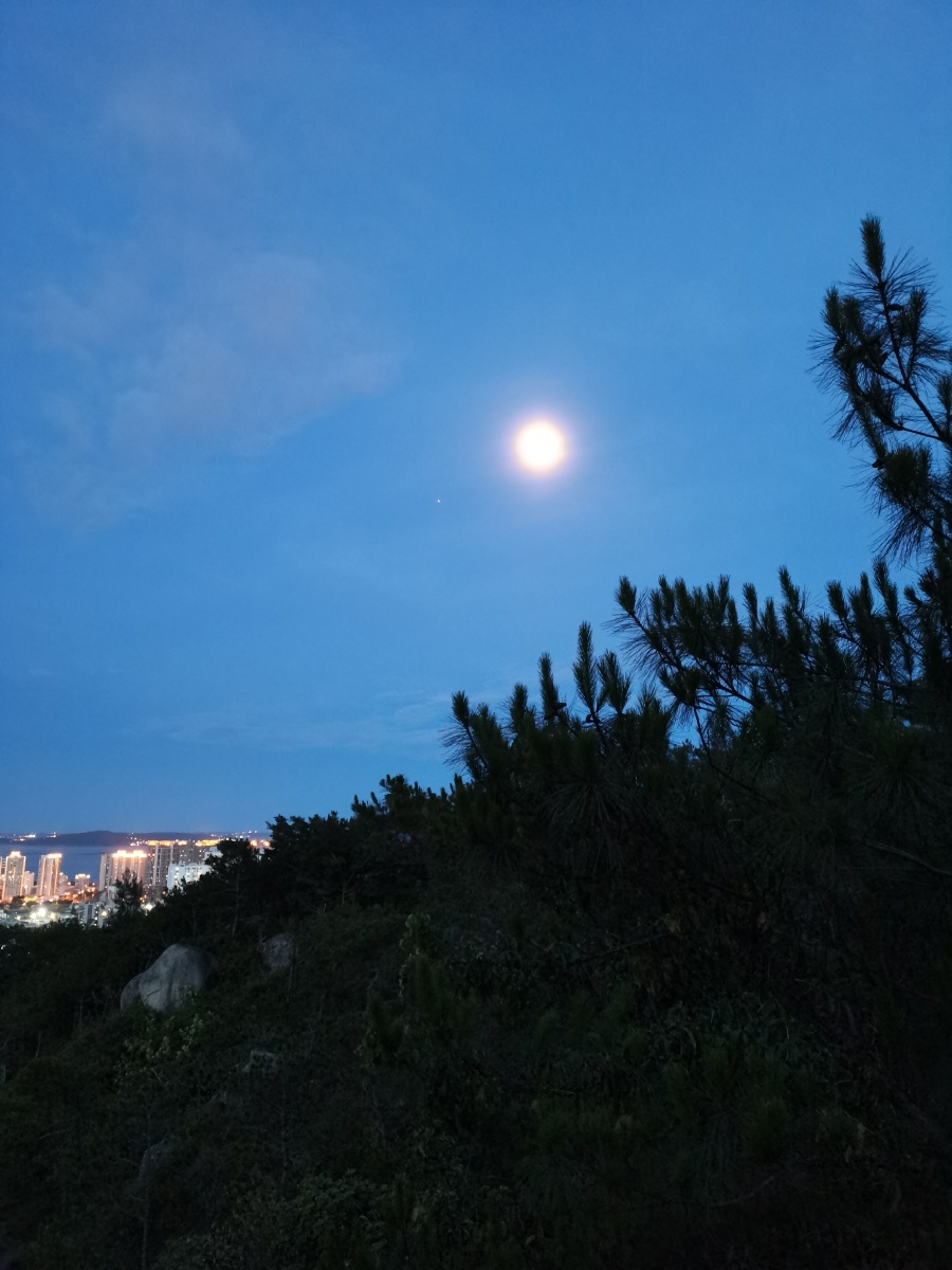 山顶—赏月
