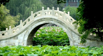 保定古莲花池宛虹桥