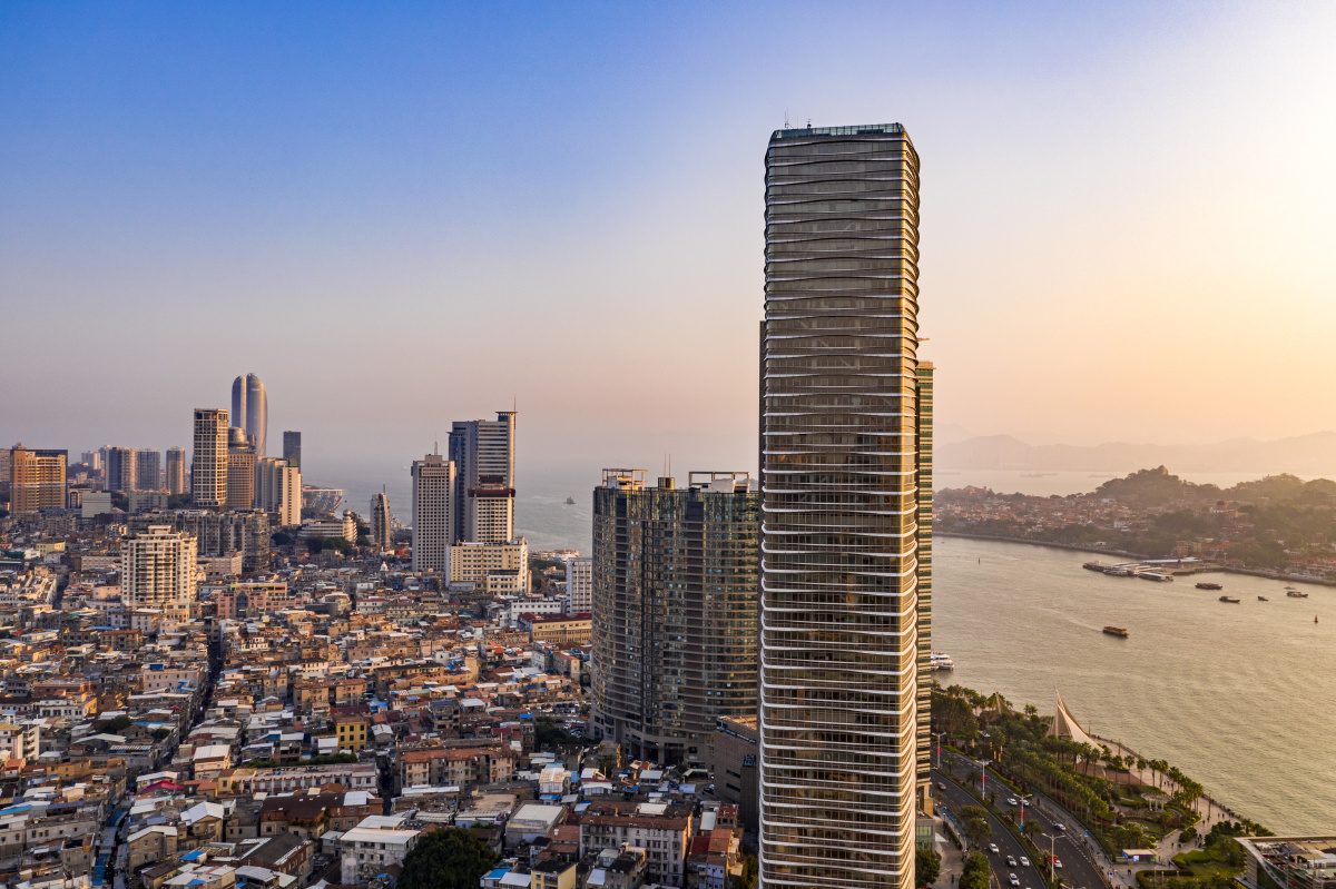 航拍厦门裕景中心