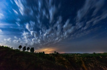 高原夜空