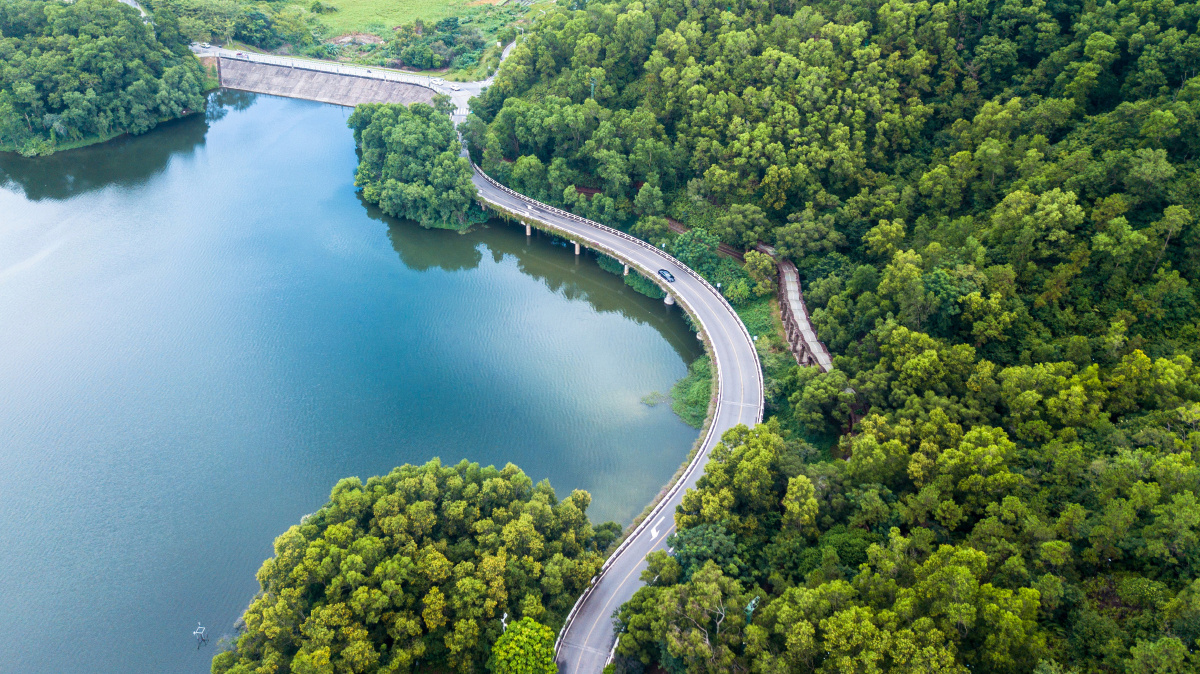 鸳鸯湖环湖路绿道停下来你能感受到大自然间的声与色