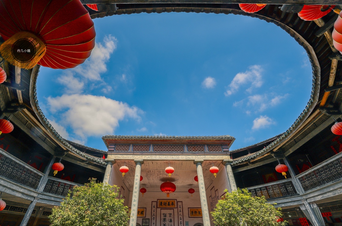 福建永定湖坑土楼振成楼