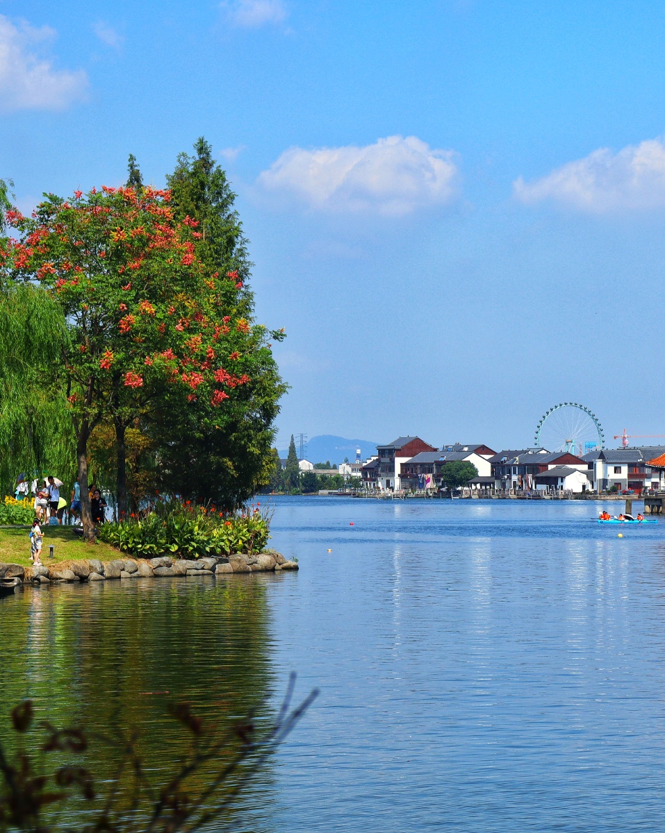 绍兴鉴湖游步道
