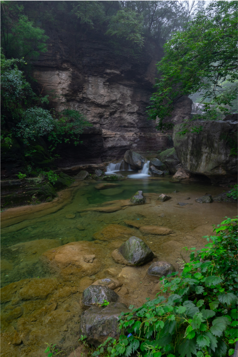 焦作云台山潭瀑峡泉瀑峡