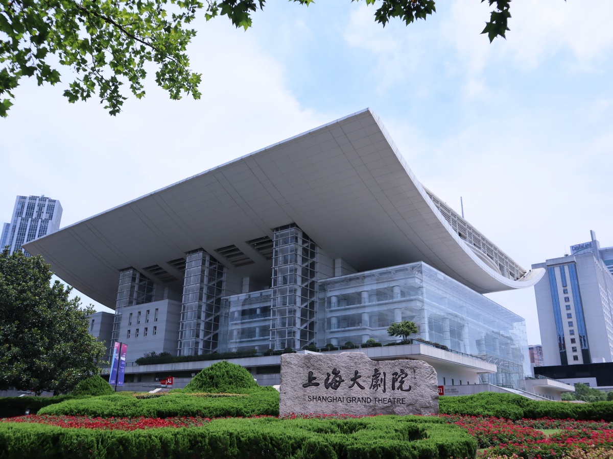 上海博物馆附近建筑拍摄