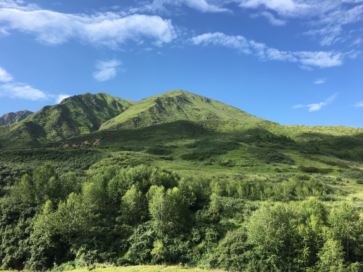 远山夕阳捕手神奇的慢门世界小山#大山深处山风景优美的山谷树今日