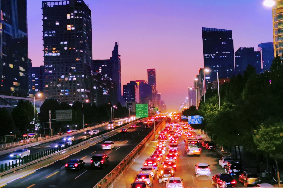 暮色四合-北京大望路