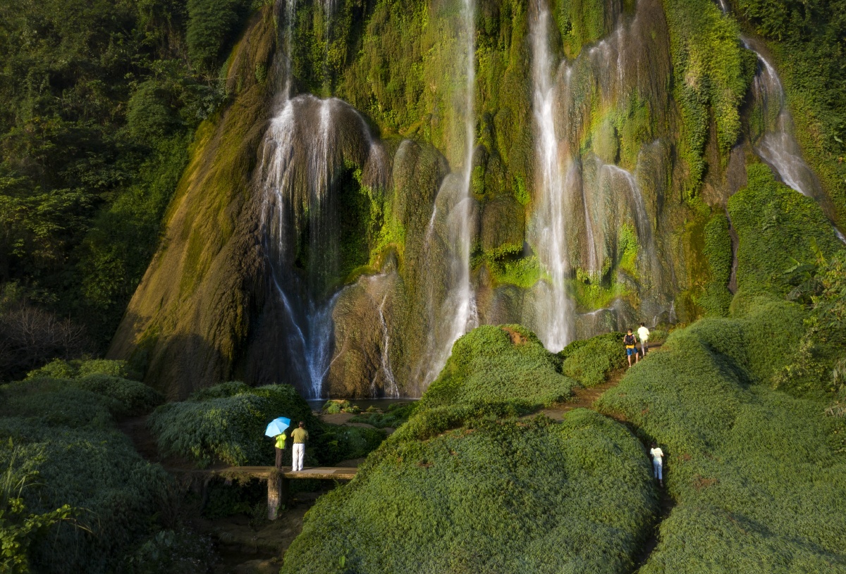 靖西三叠岭瀑布 - 背包客-007 - 图虫