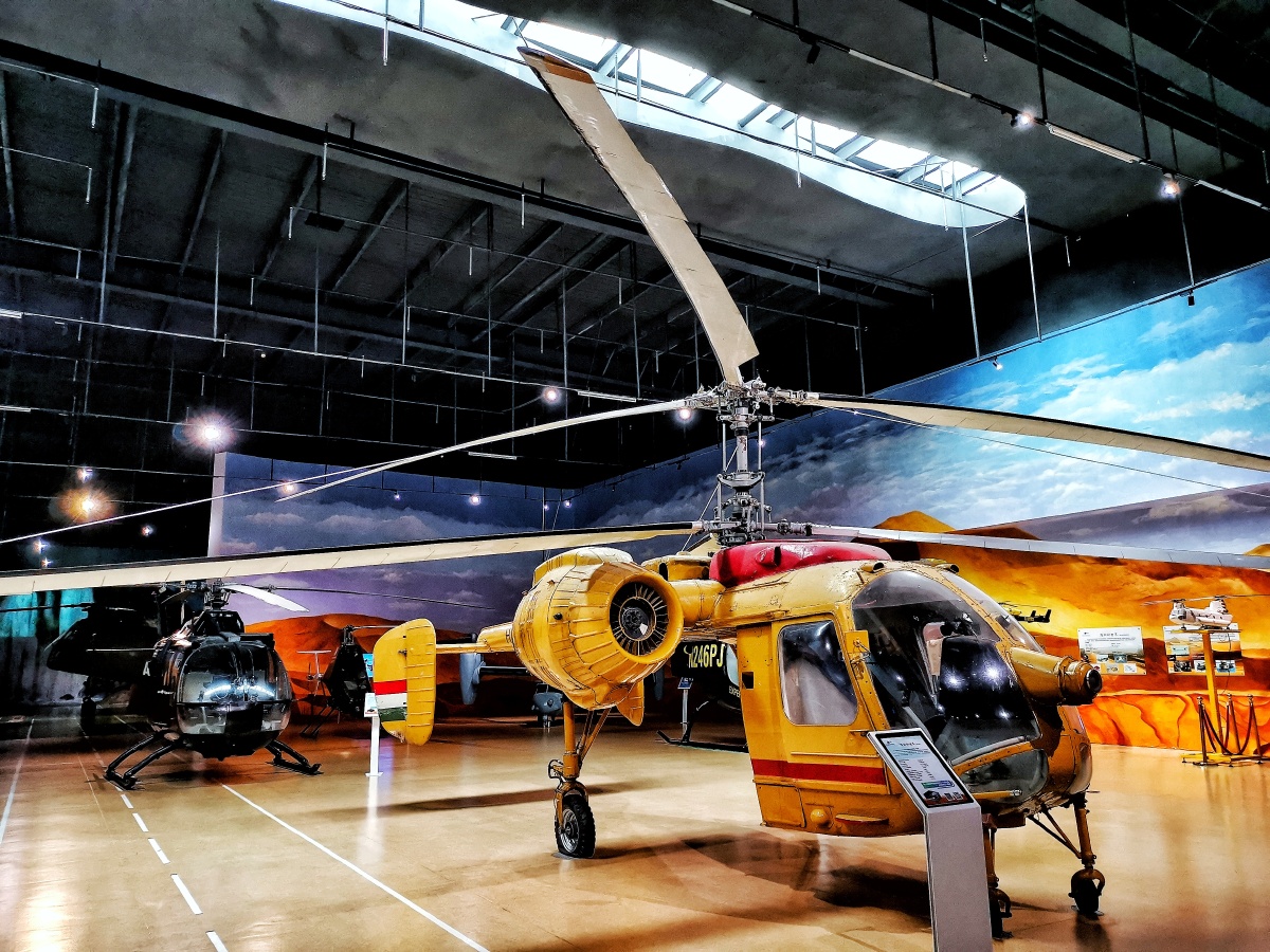 中国第一家一一直升机航空博物馆(地点:景德镇市)