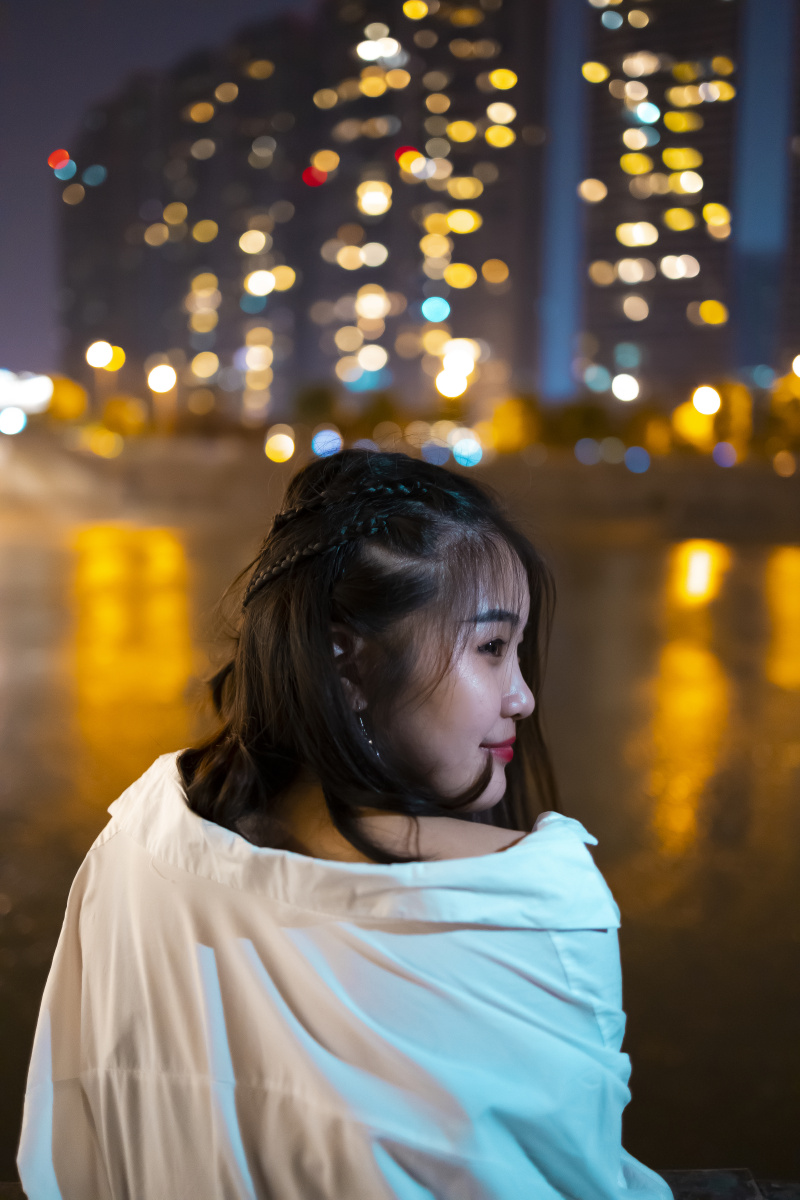 夜景人像佳能rprf3518