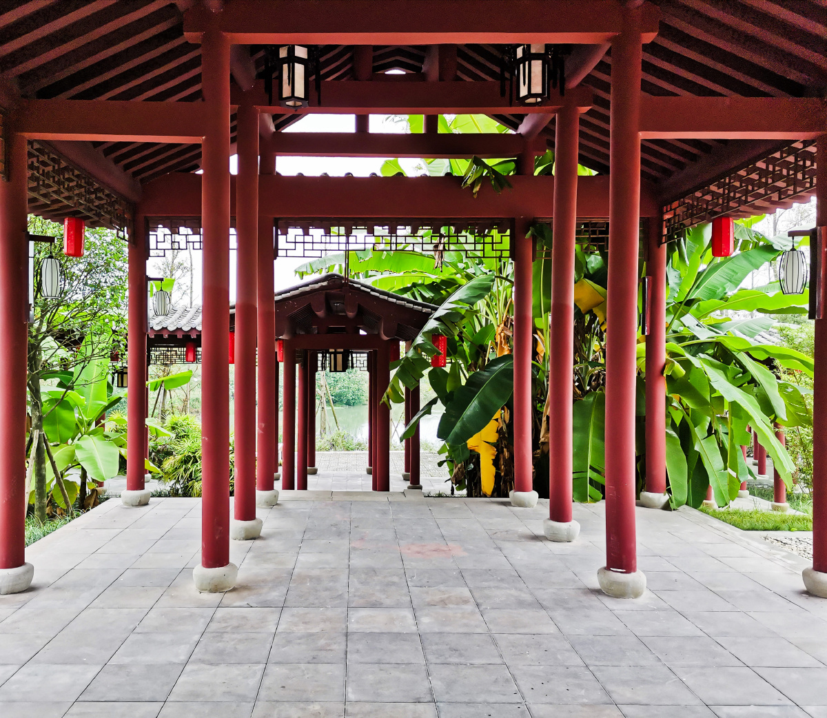 古镇之亭阁台榭