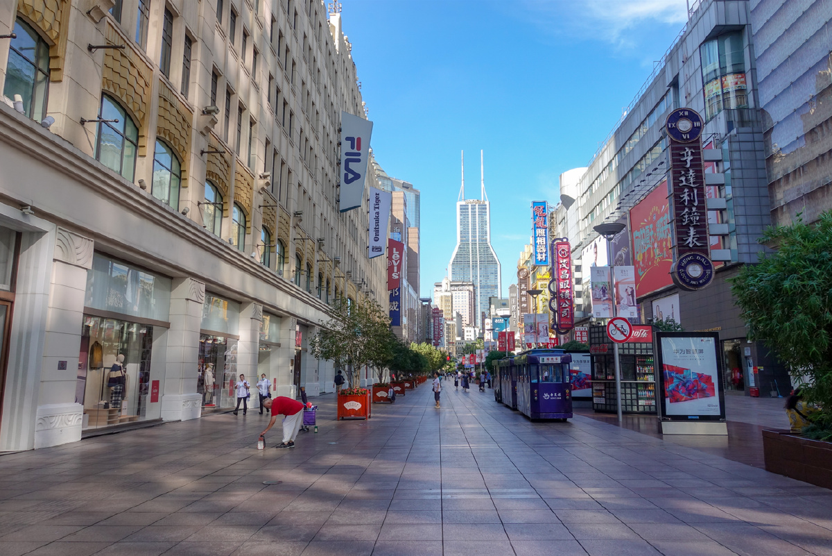 上海南京路步行街