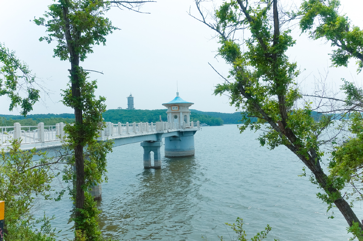 长春净月潭的水塔