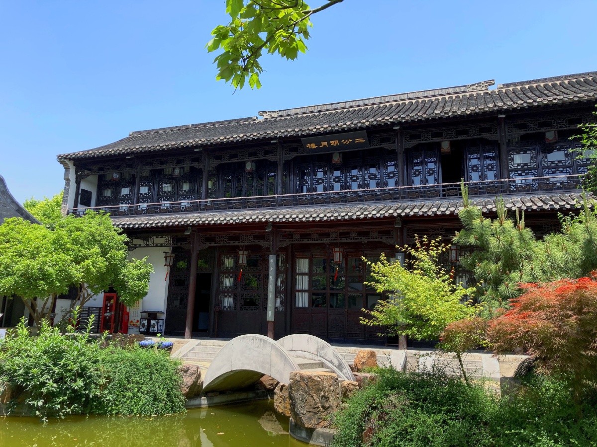 江苏省扬州市二分明月楼天下三分明月夜二分无赖是扬州