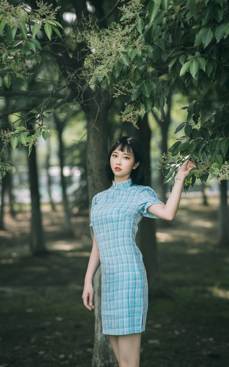 旗袍少女出镜南艺的漂亮小姐姐摄后我