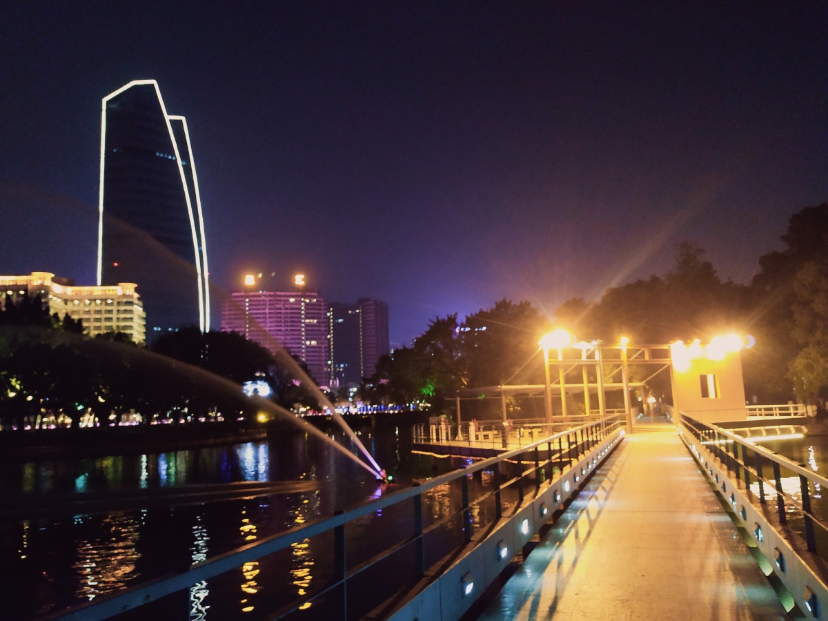 石岐江边夜景随拍