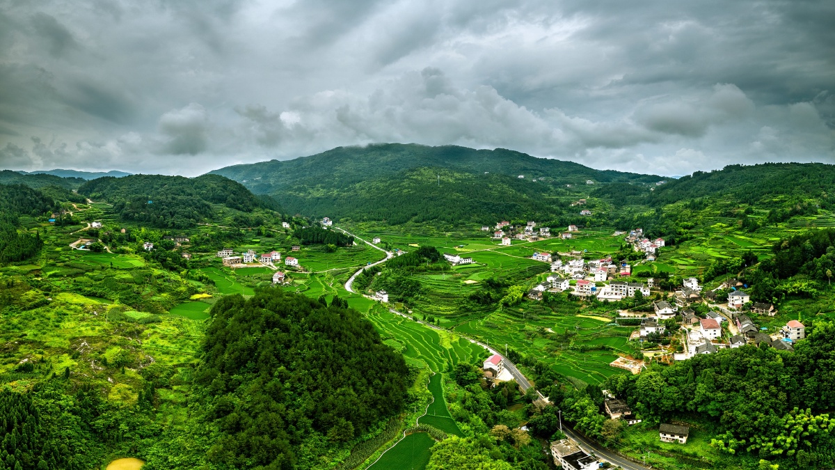 湖南娄底油溪桥村