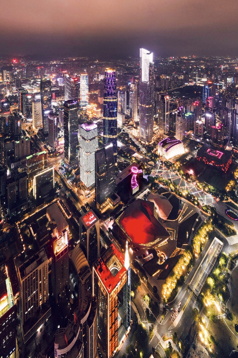 广州珠江新城夜景