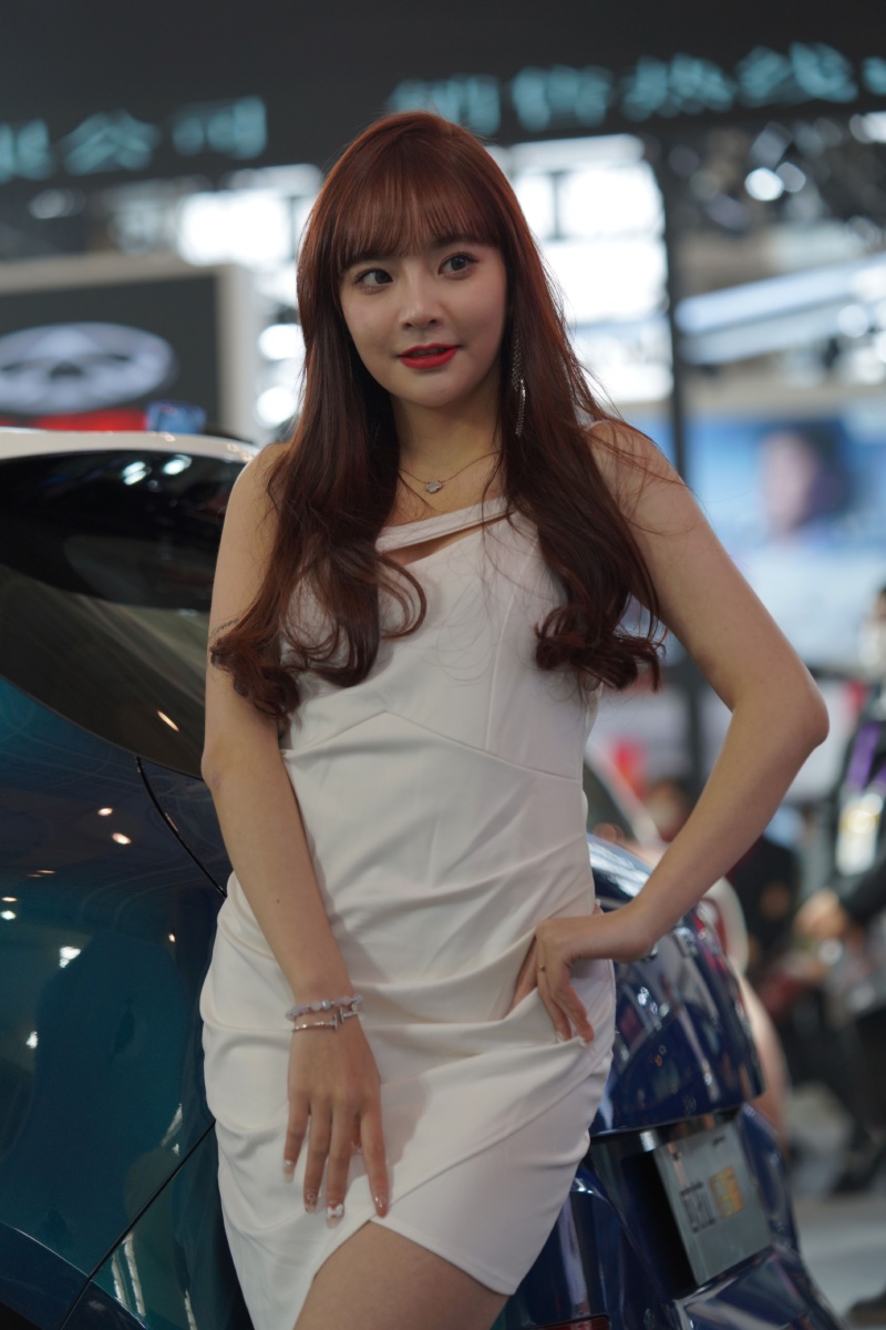 宁波车展长城车模