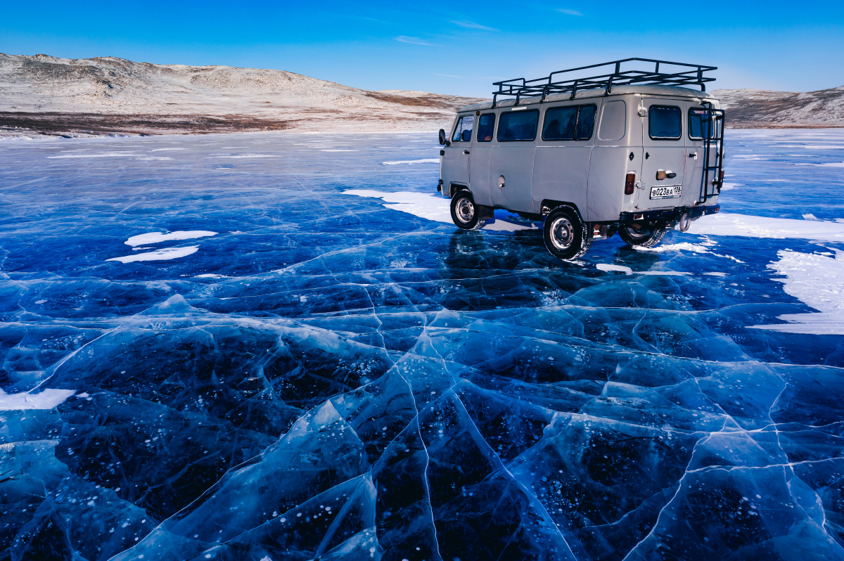 贝加尔湖蓝冰 blue ice baikal