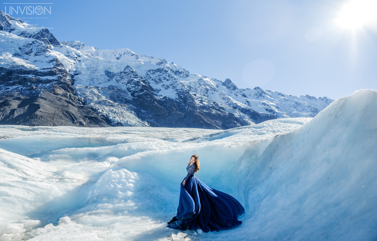 新西兰塔斯曼冰川摄影lin