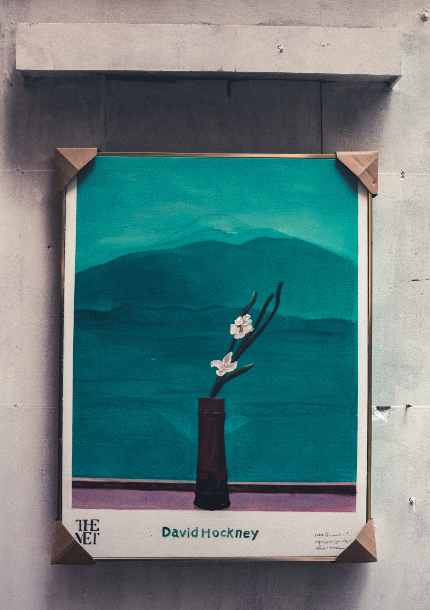 油画画中画