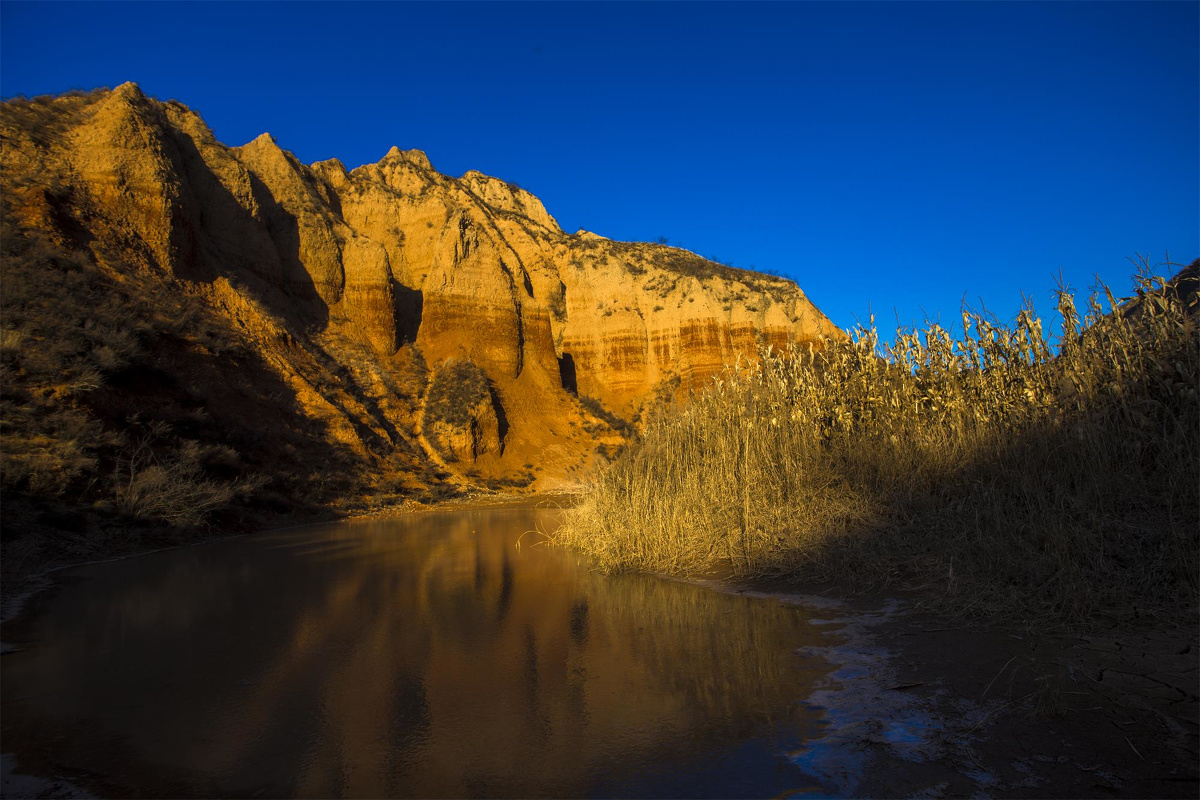 黄土高原起源午城黄土山西隰xi县
