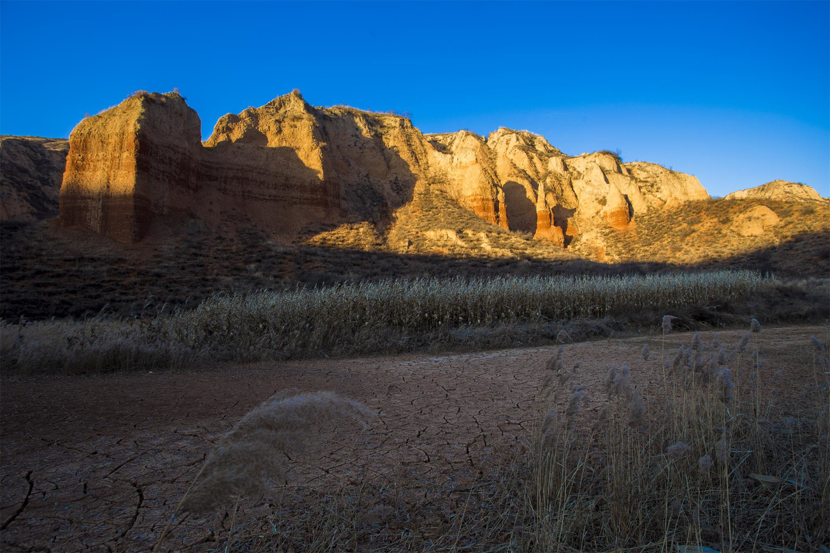 黄土高原起源午城黄土山西隰xi县