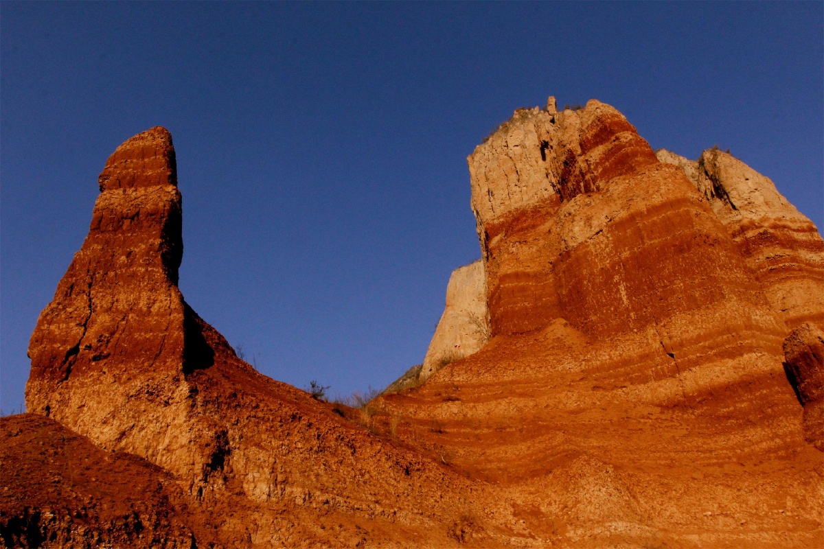 黄土高原起源午城黄土山西隰xi县