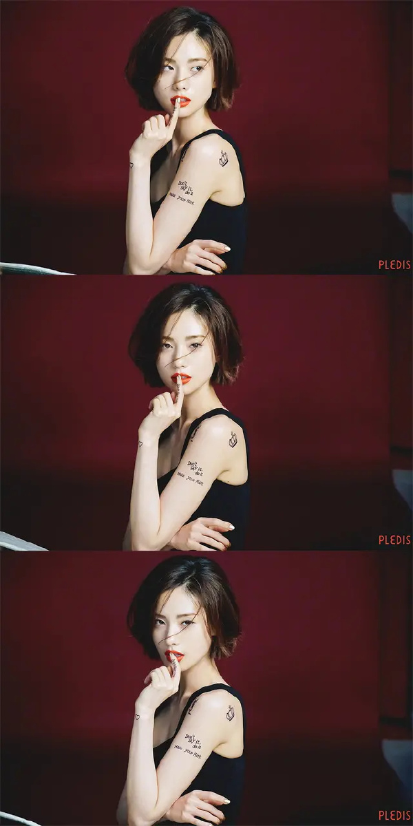 世界第一美女林珍娜短发美图