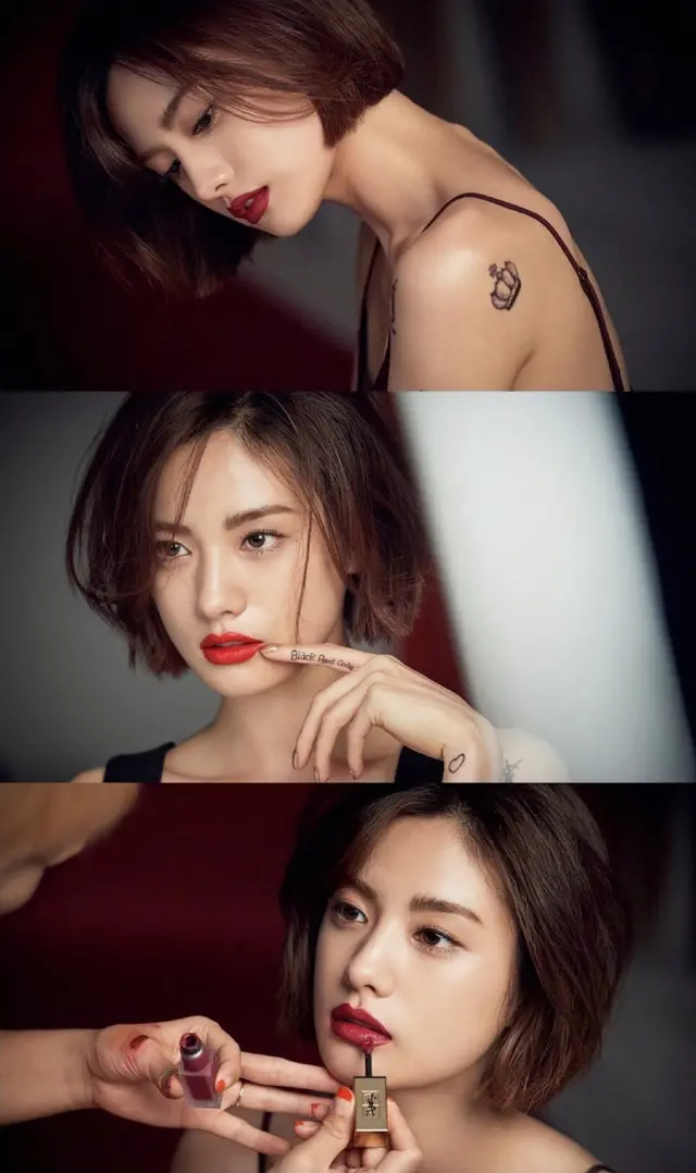 世界第一美女林珍娜短发美图