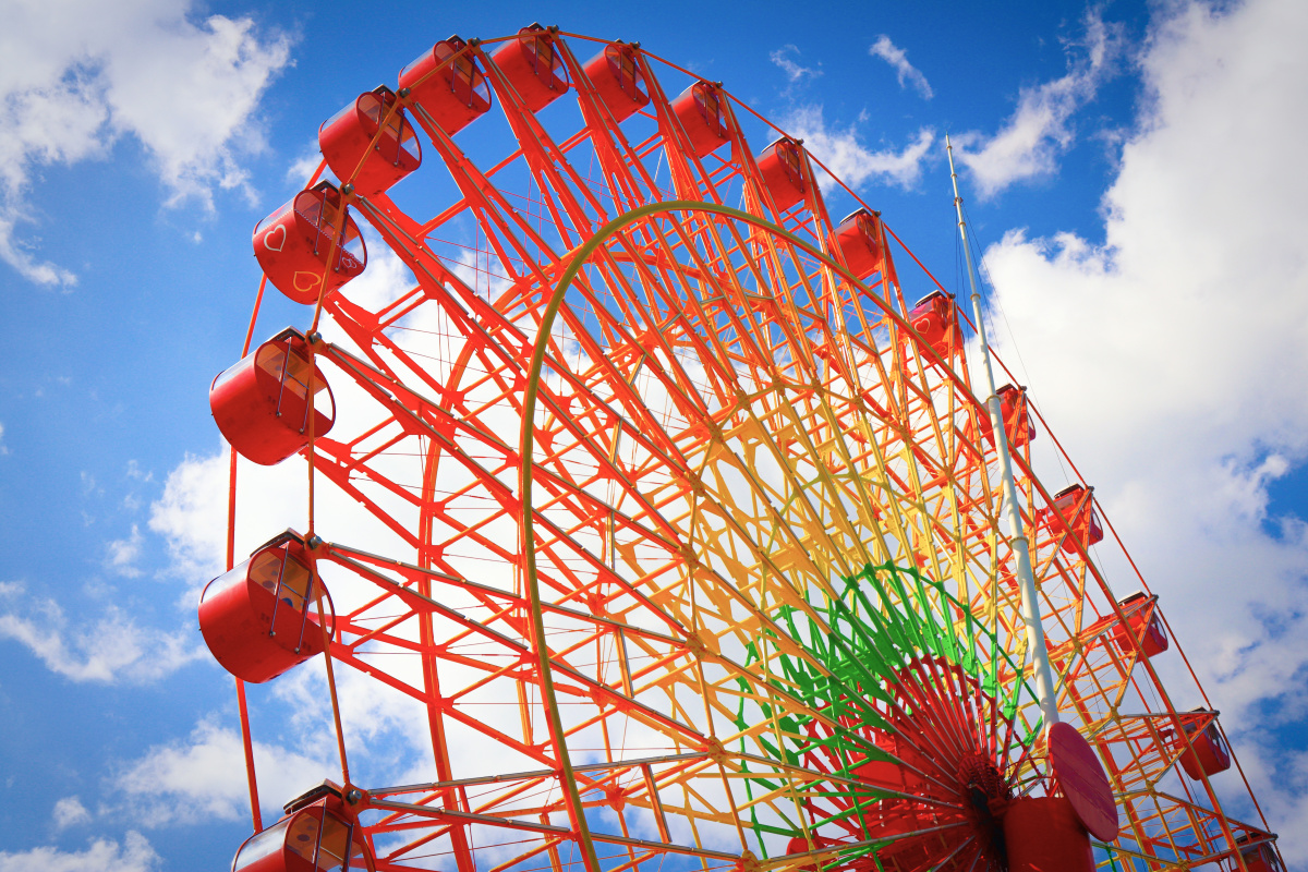 日本神户港摩天轮