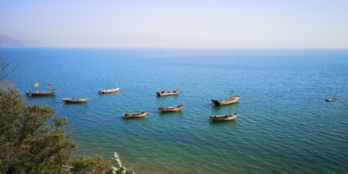 辽宁葫芦岛市龙湾海滨风光