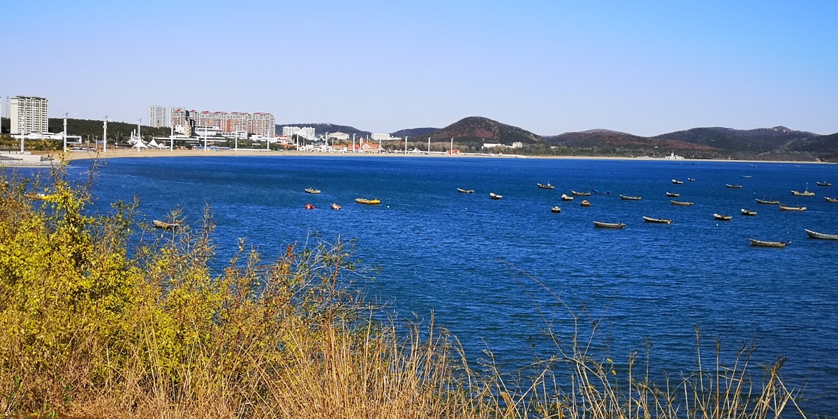 辽宁葫芦岛市龙湾海滨风光