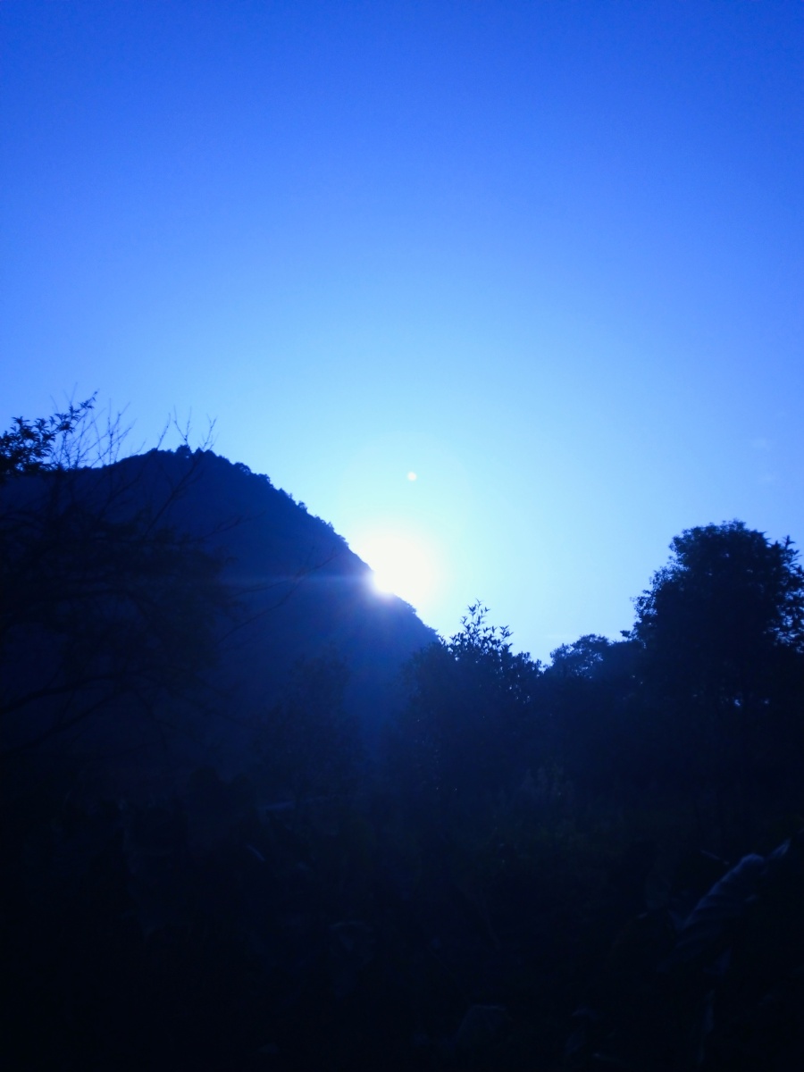 初晨阳光天都是美好的一天