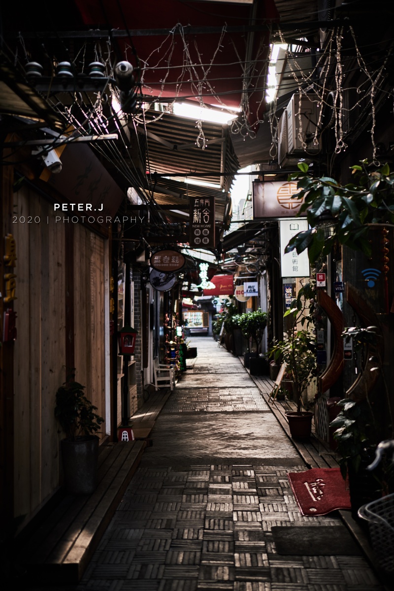 上海市黄浦区田子坊老弄堂摇身一变成为网红街区