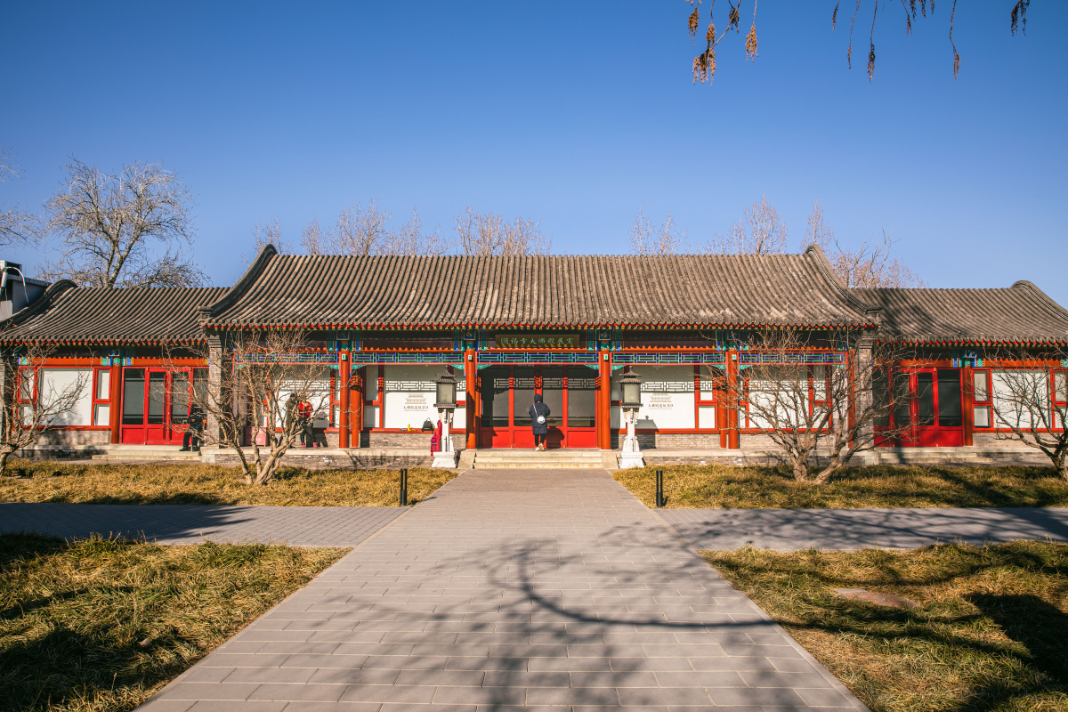 大佛殿遗址北海公园大佛殿是阐福寺的主体建筑建于1746年是皇家用于