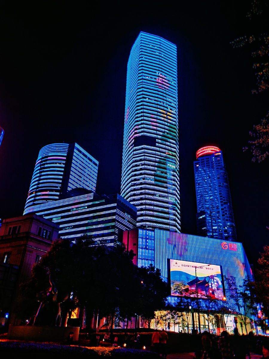 南京市秦淮新街口鼓楼紫峰商圈建邺河西新城cbd金融中心区夜游路线