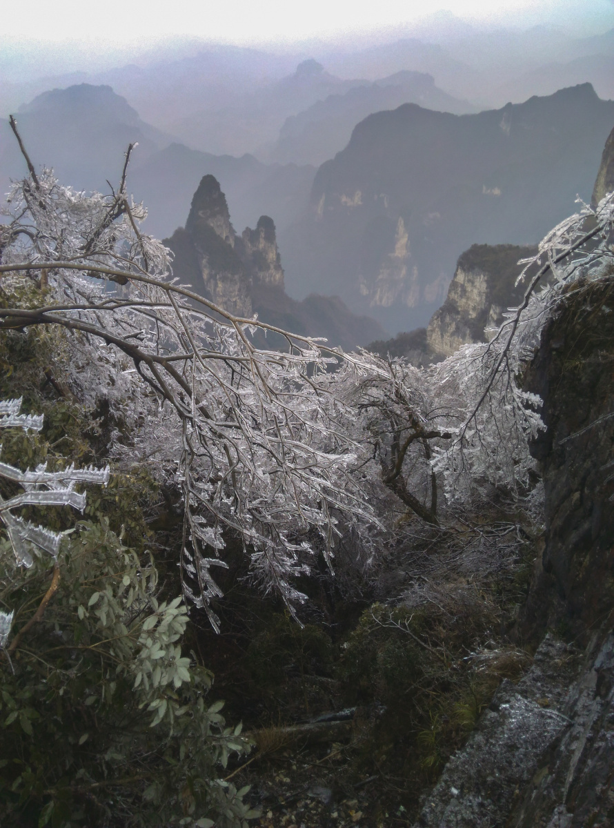 冬季天门山湖南张家界
