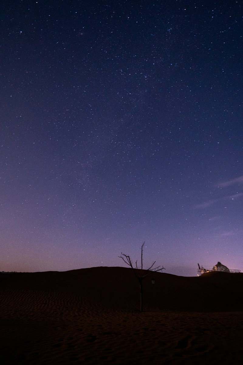旅行银川沙坡头腾格里沙漠8沙漠星空