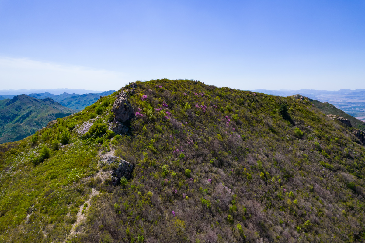 大青山位于朝阳县西北部