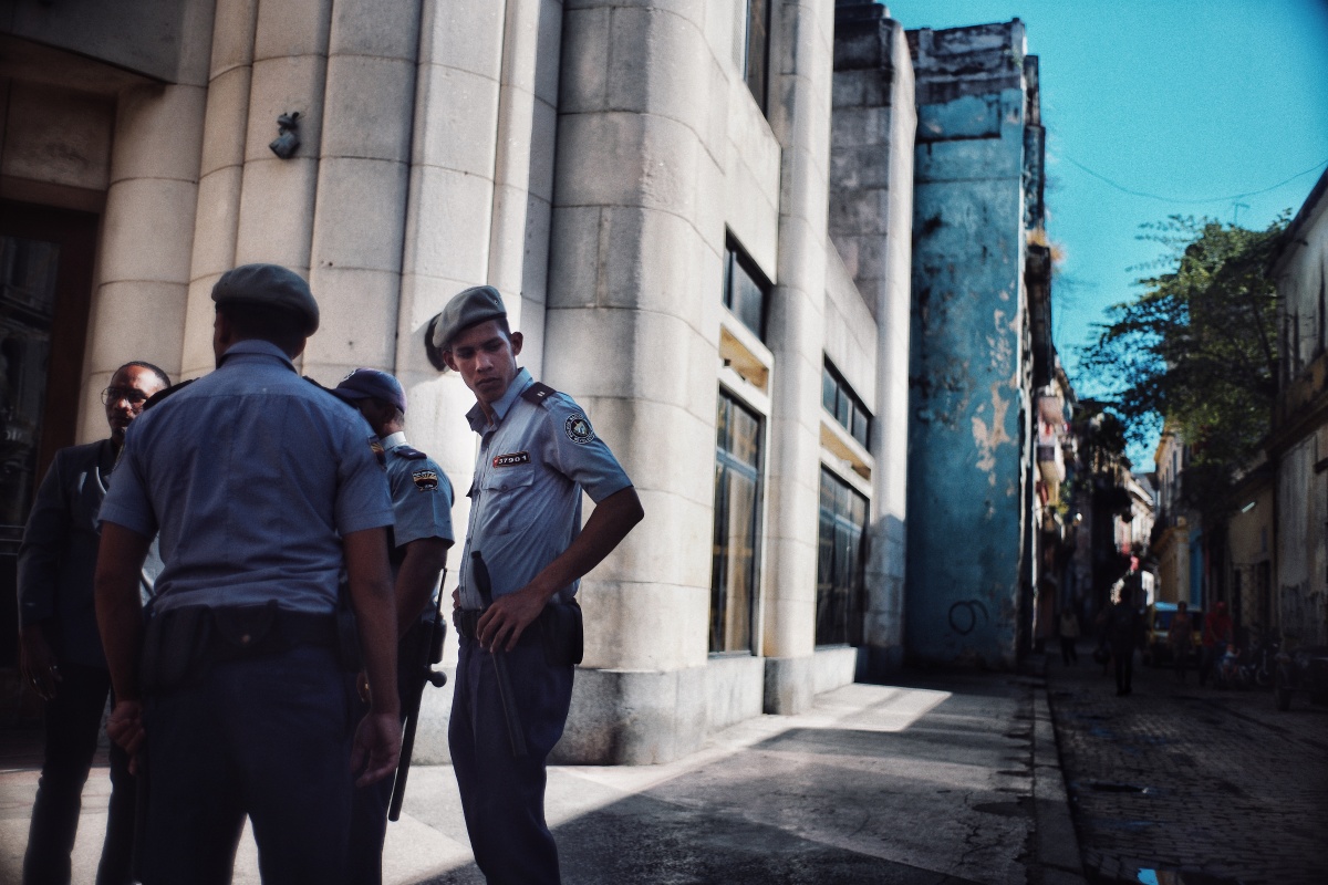 古巴 哈瓦那  br /> 警察